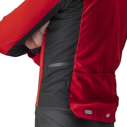 CASTELLI Herren Alpha Ros 2 Jacket Jacket L RED/SILVER REFLEX-DARK GRAY, L RED/SILVER REFLEX-DARK GR