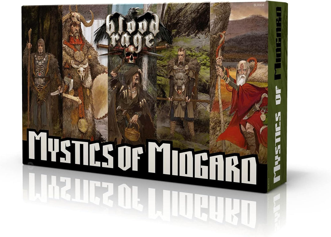 CMON | Blood Rage – Die Mystiker von Midgard | Erweiterung | Expertenspiel | Strategiespiel | 2-5 Sp