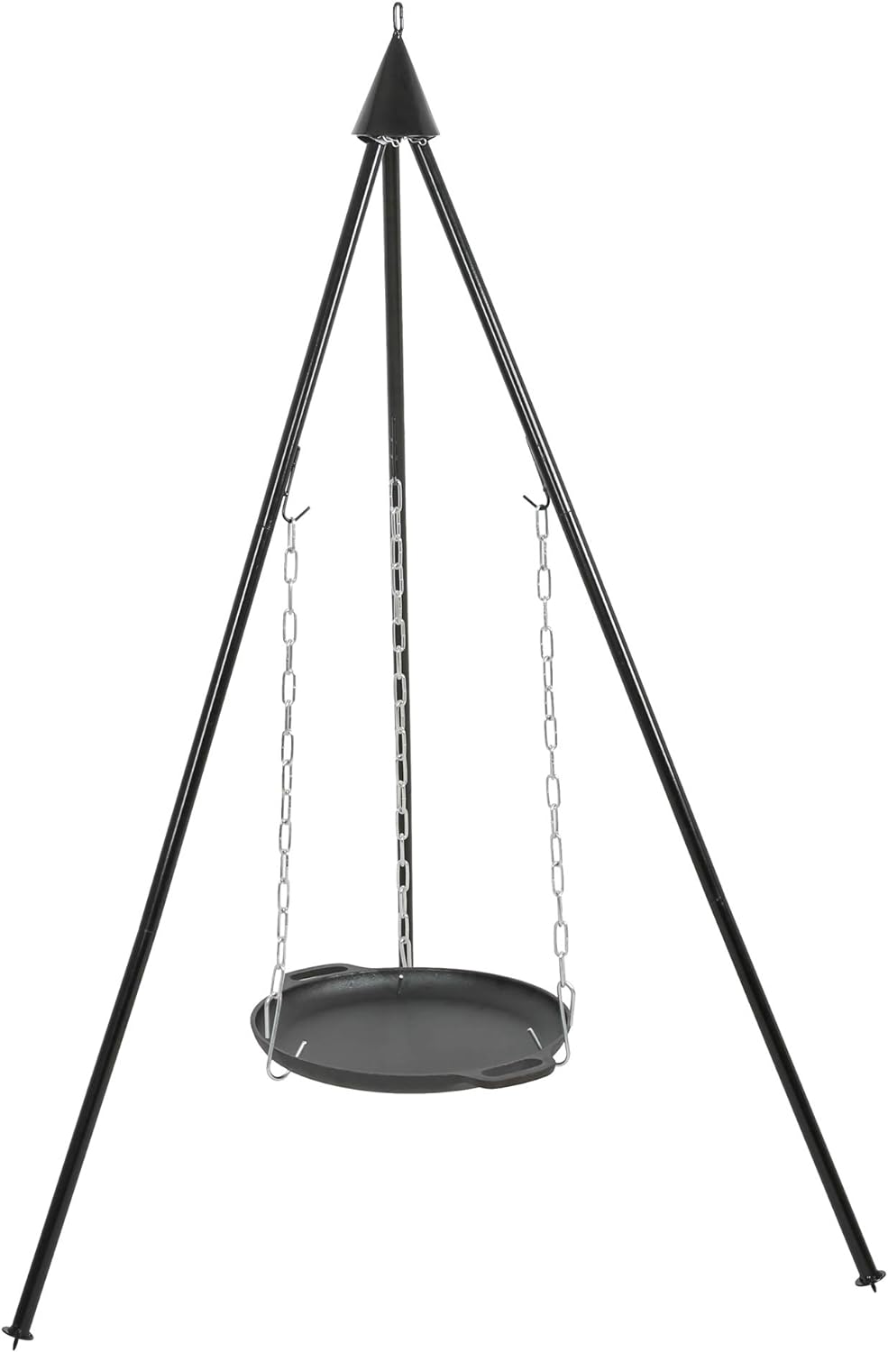 Mayer Barbecue BRENNA Schwenkgrill Set, Dutch Oven Set mit Dreibeinständer, Dutch Oven 5,5 l, Gussei