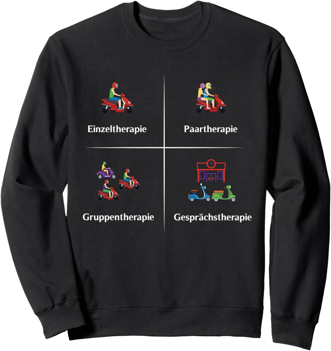 Roller Mofa Moped Mopedfahrer Lustig Mofafahrer Sweatshirt