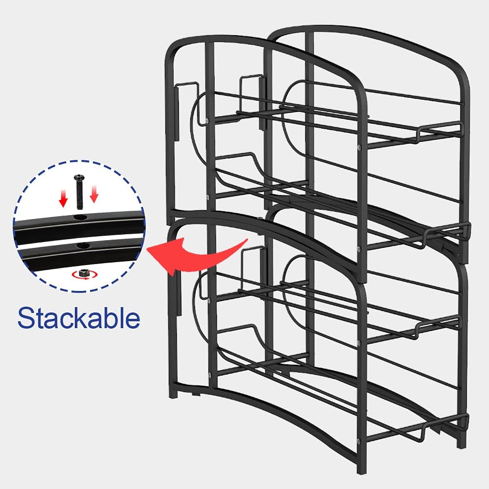 Sepikey 2er Set Rollen Kühlschrank Organizer Dosenspender Dosenhalter Kühlschrank Dosen Organizer fü