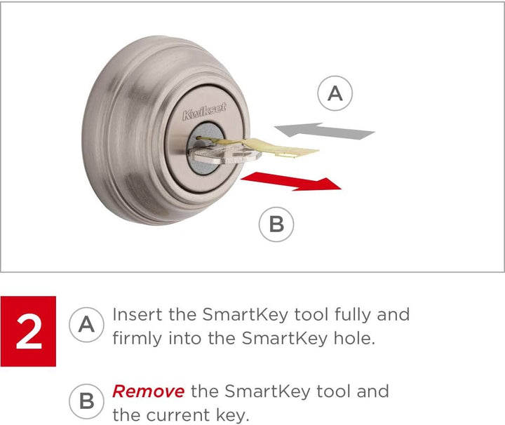 Kwikset 980 Einzylinder-Riegel mit SmartKey® in poliertem Messing Poliertes Messing, Poliertes Messi