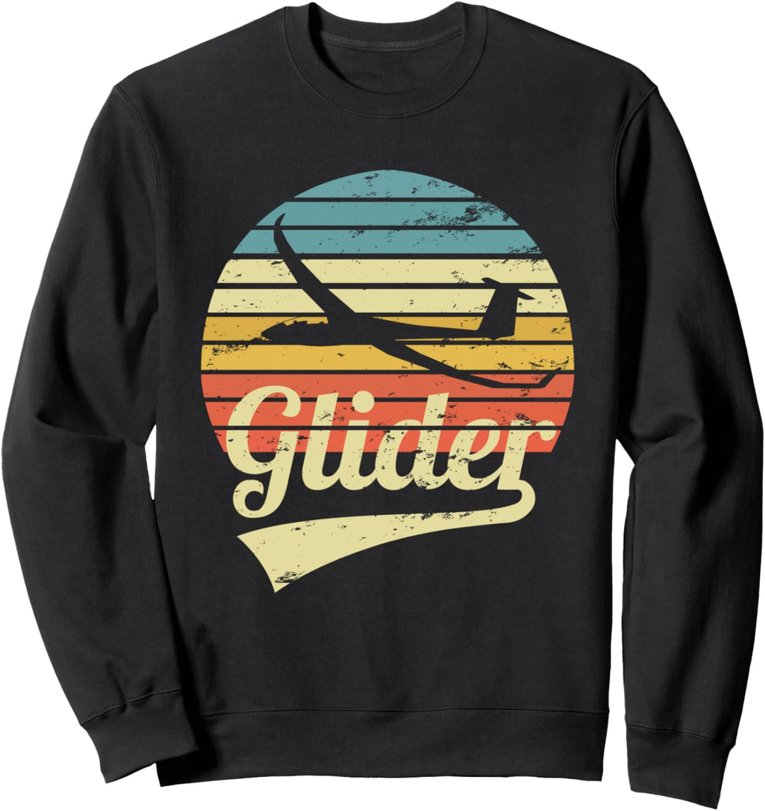 Segelflug Segelflugzeug Segelflieger Segelfliegen Vintage Sweatshirt