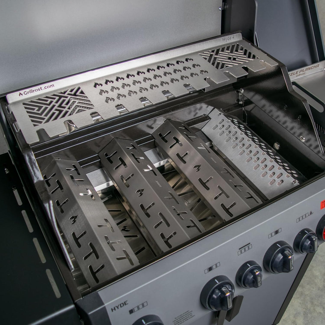 Grillrost.com Das Original Edelstahl Warmhalterost Enders Hyde Sikr 4 - Multistation grillt 11 Keule