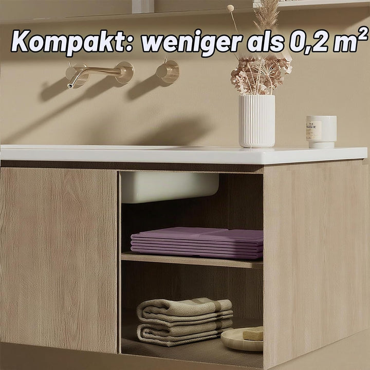 Faltbare Badewanne 75x45x25cm Tragbare Klappbare Multifunktionale Wanne für Familienmitglieder und H