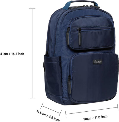 KAUKKO Freizeit Laptop Rucksack, für Damen & Herren Wasserdichter Wanderrucksack, Leicht Backpack mi