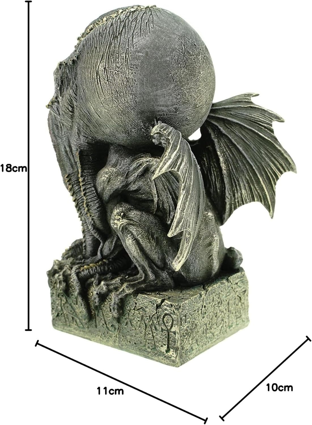 Joh. Vogler GmbH Dekofigur Call of Cthulhu Dämonfigur 18 cm Figur Skulptur Oktopus Monster