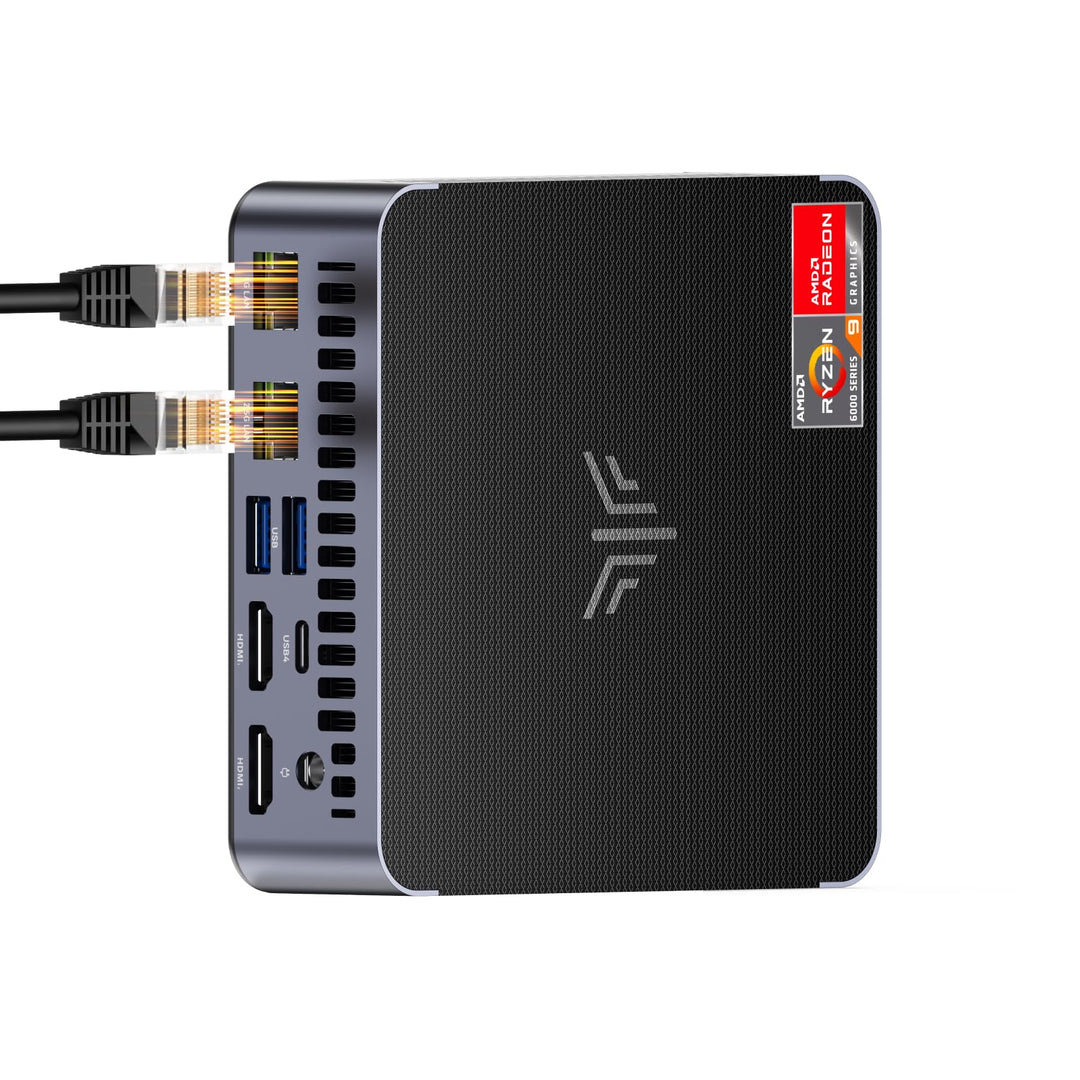 Mini PC Lüfterlos, NiPoGi Intel Celeron N5100 (bis zu 2,8 GHz), 8 GB RAM, 256 GB M.2 SSD, Windows 11