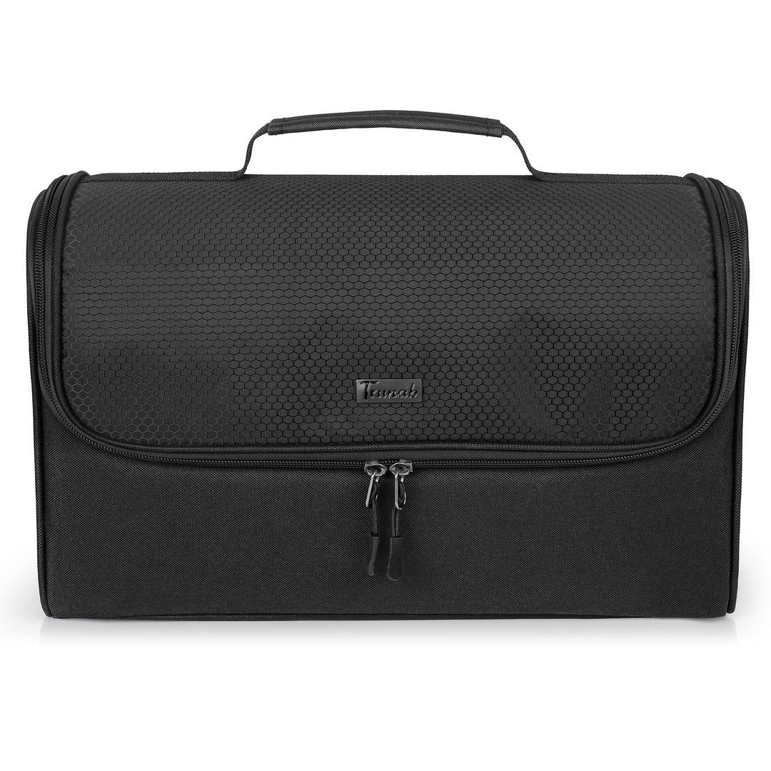 Trunab Aufbewahrungstasche Spiele Schwarz, passend für bis zu 24 Discs, Tasche Transport Veranstalte