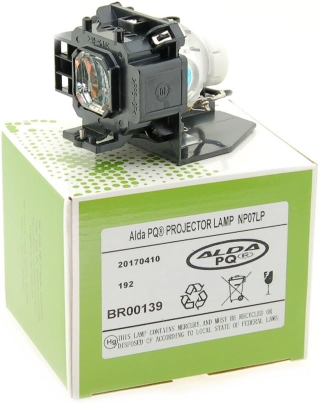 Alda PQ Premium, Beamer Lampe kompatibel mit NEC NP300, NP400, NP410W, NP500, NP500WS, NP510W, NP07L