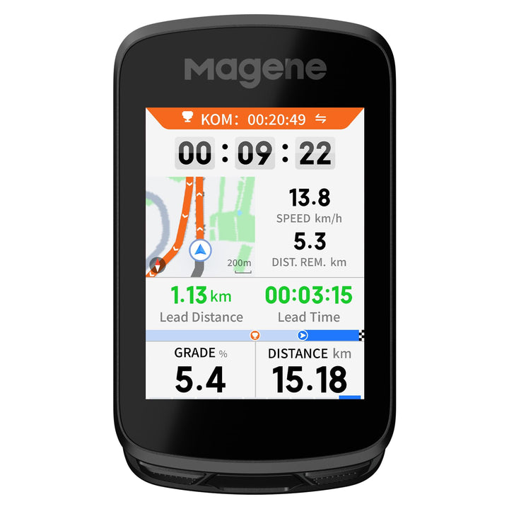 Magene C606 Pro GPS-Fahrradcomputer, Kartennavigation, Multi-Szenario ClimbPro, 2,8-Zoll-Farb-Touchs