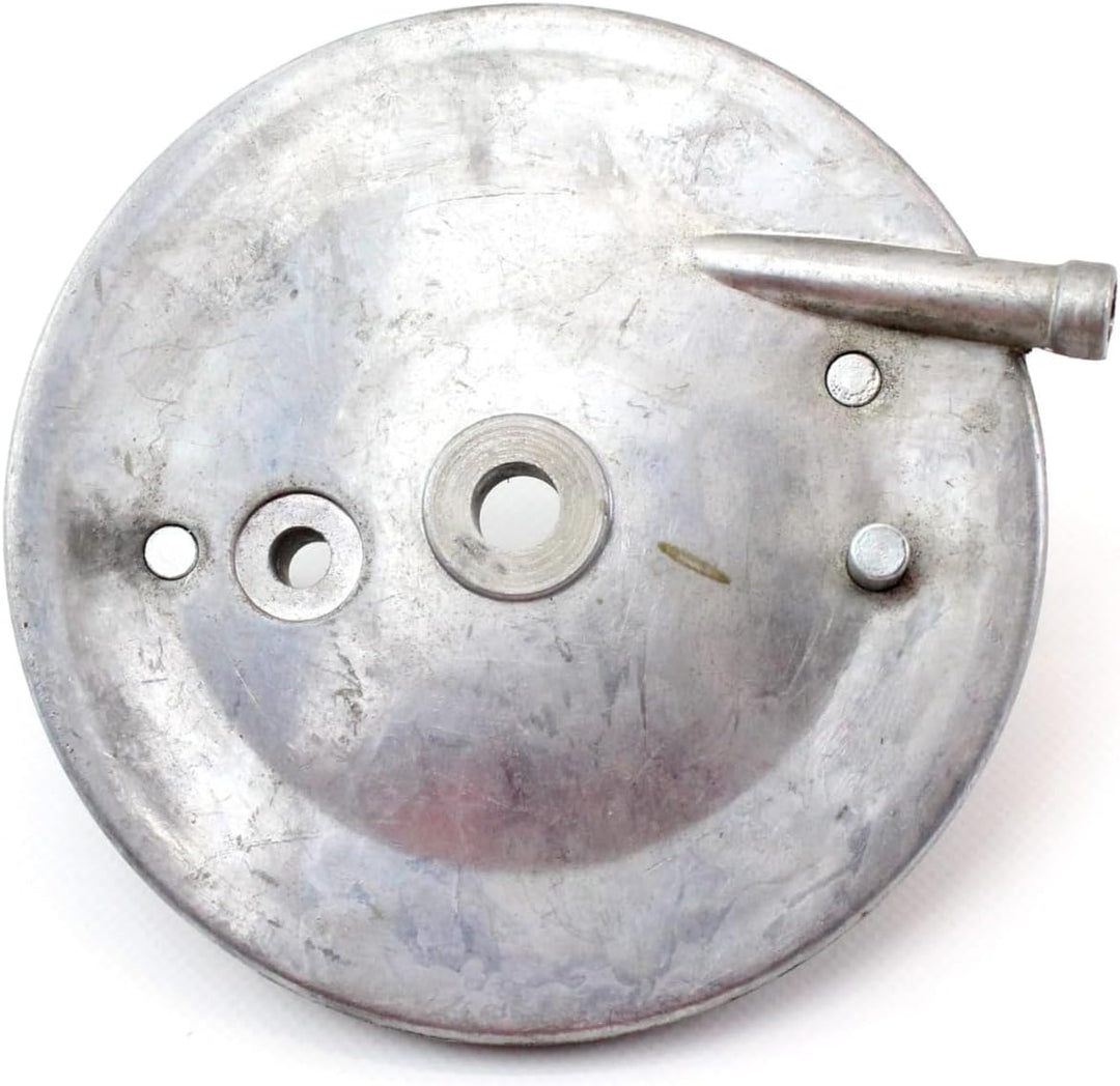 Bremsschild natur hinten mit Bohrung für Bremslichtkontakt Bremszug innen Simson Schwalbe KR KR51 KR