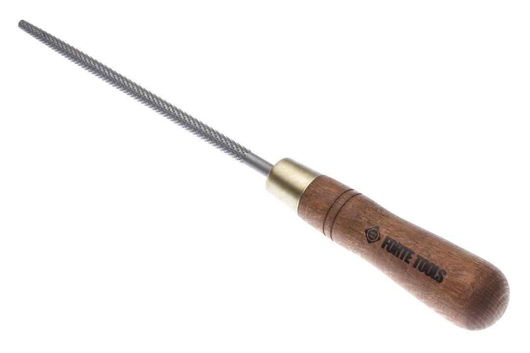 FORTE Tools Feile, Holzraspel, rund, 200 mm, Raspel für Holz, Holzfeile, Flachraspel