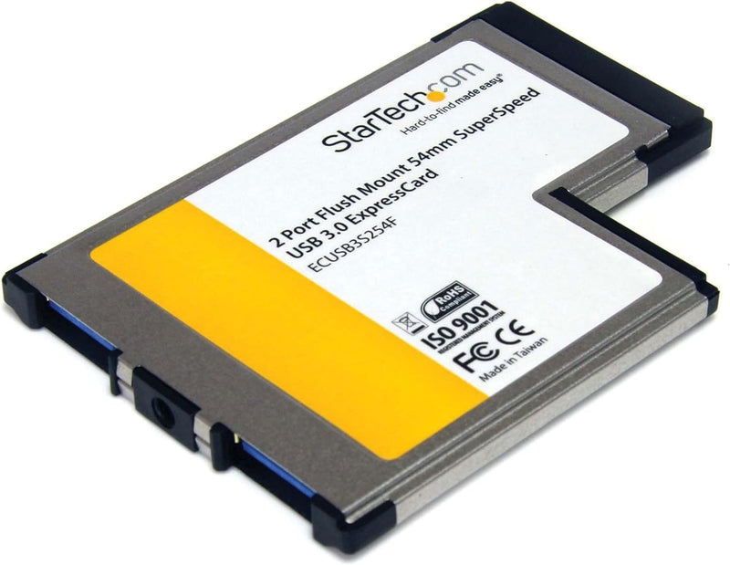 StarTech.com 2 Port USB 3.0 ExpressCard mit UASP Unterstützung - USB 3.0 54mm Schnittstellenkarte fü