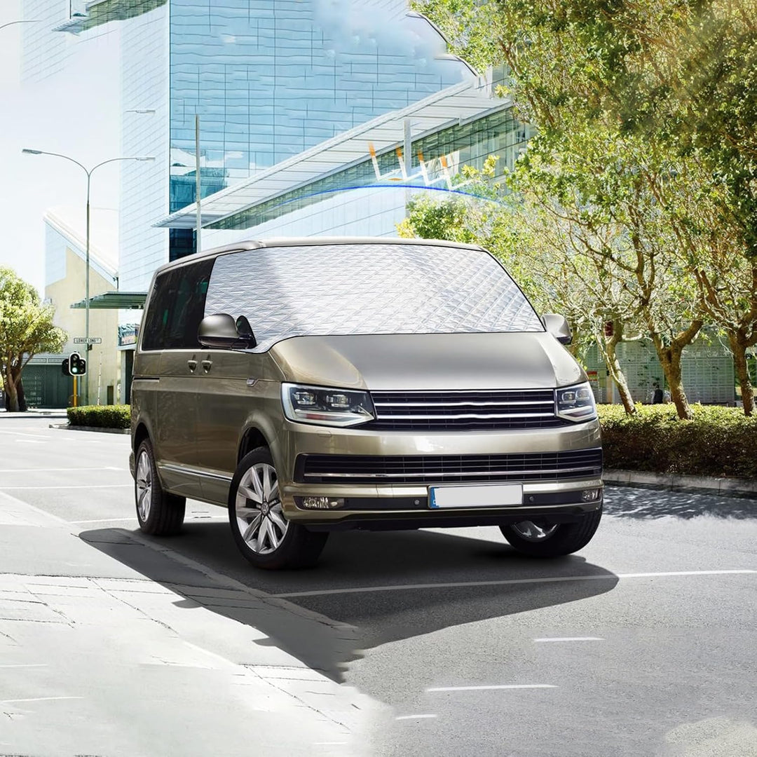 YWNYT Windschutzscheibenabdeckung für VW T6, mit innerer Baumwolle, Frontscheiben-Wickelabdeckung, f