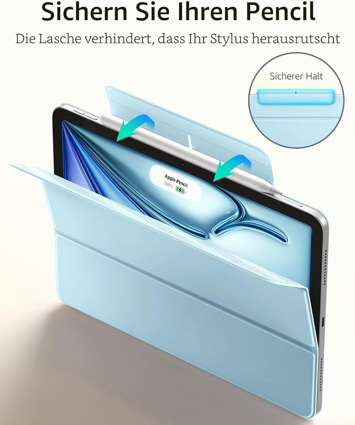 ESR für iPad Air 11 Zoll 2026 Hülle M4/M3/M2, iPad Air 5/4 Hülle (2025/2024/2022/2020) Starke Magnet