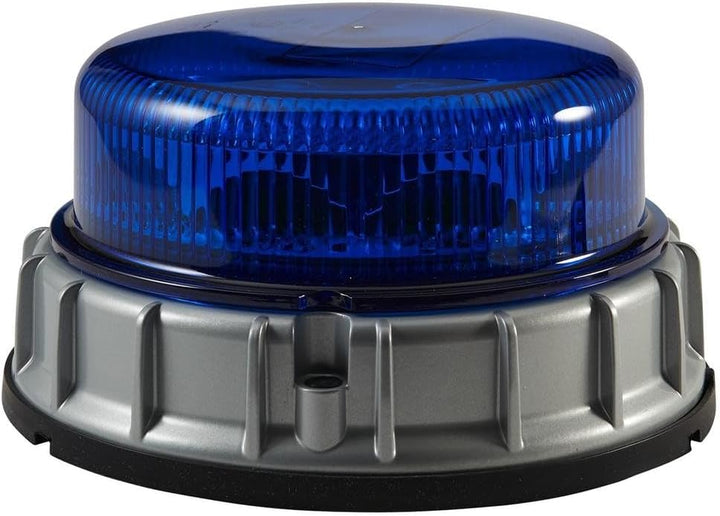 HELLA - LED-Blitz-Kennleuchte - K-LED 2.0 F - 12/24V - blau - Anbau - Kabel: 1450mm - Stecker: offen