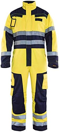 Blaklader 63781514 MULTINORM-OVERALLS, Gelb/Marine, grootte C62, C62