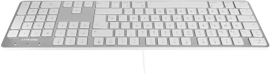 MacAlly SLIMKEYPROA-ES 104 Tasten Ultra Slim und volle Grösse USB-Tastatur für Mac - Spanisch, Spani