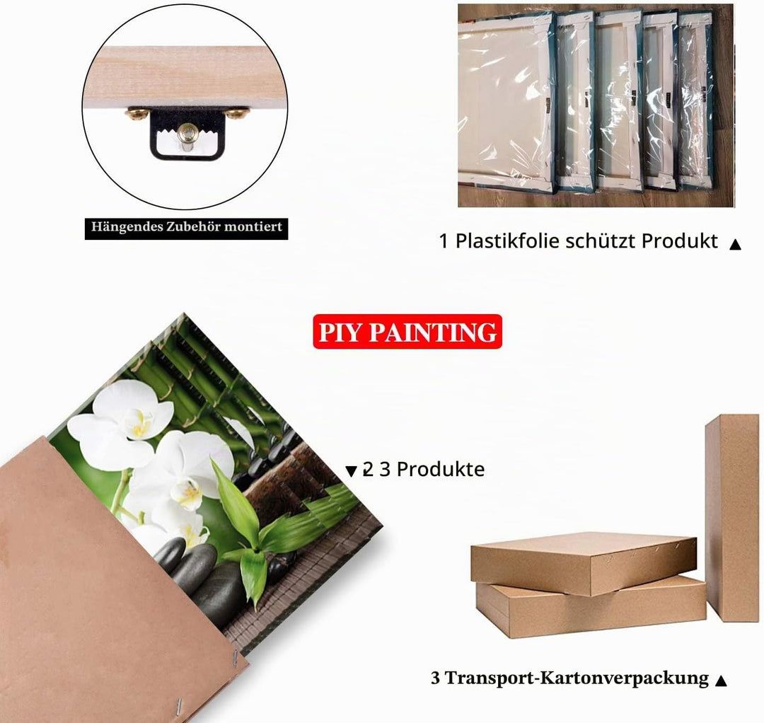 Piy Painting, Kunstdruck Auf Leinwand, Kerze und Stein Leinwand Foto Auf Keilrahmen, Landschaftbild