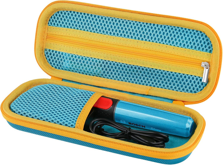 co2CREA Hart Tragbare Schutzhülle Etui Tasche für Bosch Akku Heissklebestift Gluey, Tragetasche komp