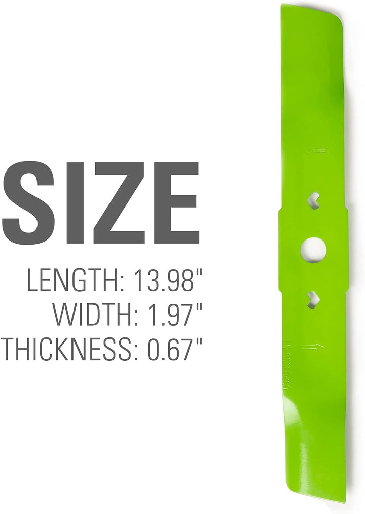 Greenworks 2992602VT Rasenmähermesser, schwarz, Blade for 14” Mower