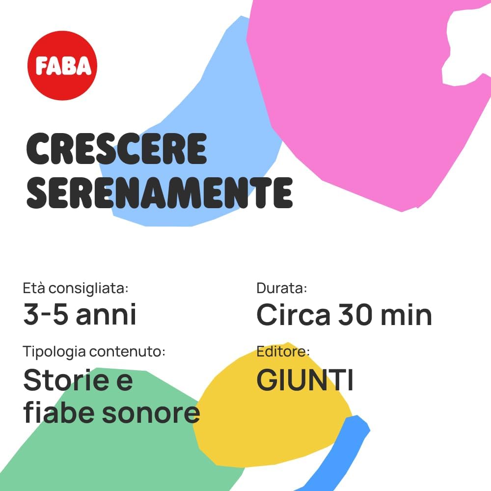FABA Klangfigur – Fröhlich wachsen – Geschichten und Klangmärchen 4-6 Jahre, italienische Version, S
