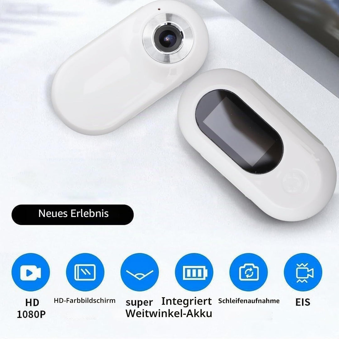SENECESLI 4K-Kamera für Katzenhalsbänder, HD-Haustierkamera, Unterstützt 128 GB, Erweiterbar, Kleine