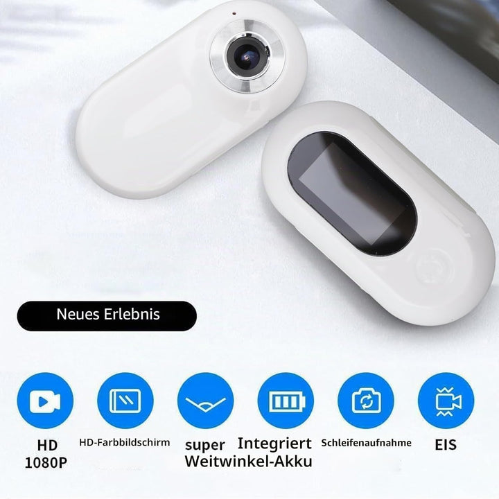 SENECESLI 4K-Kamera für Katzenhalsbänder, HD-Haustierkamera, Unterstützt 128 GB, Erweiterbar, Kleine