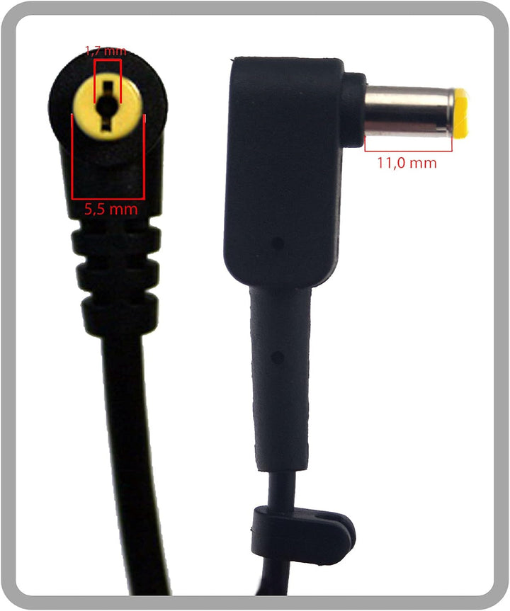 Original Netzteil/Ladekabel 19V 3,42A / 65W für Acer Aspire 9400