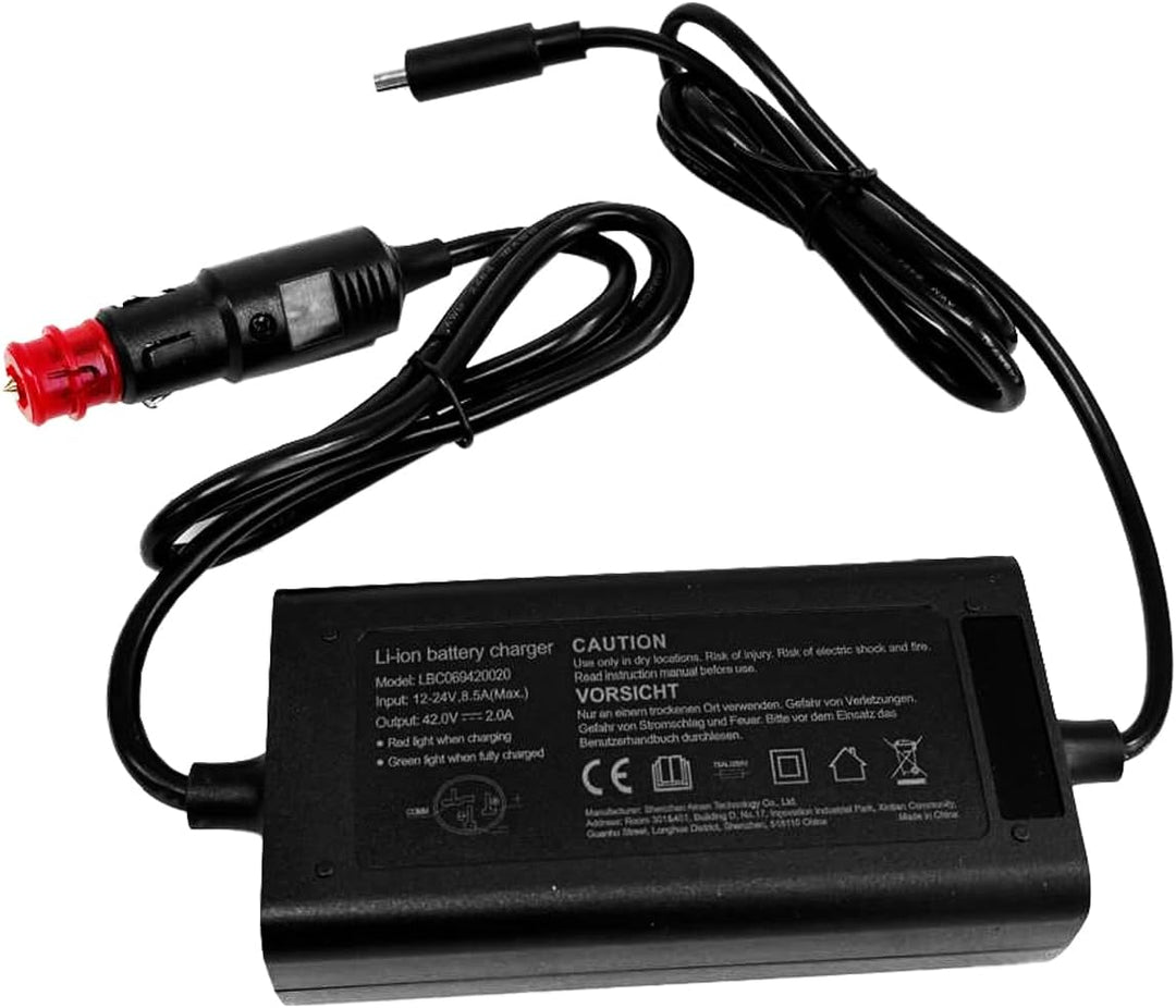 Enerpower DC-DC Ladegerät 12V-24V 42V 2A 85 Watt für Vanmoof S3 & X3