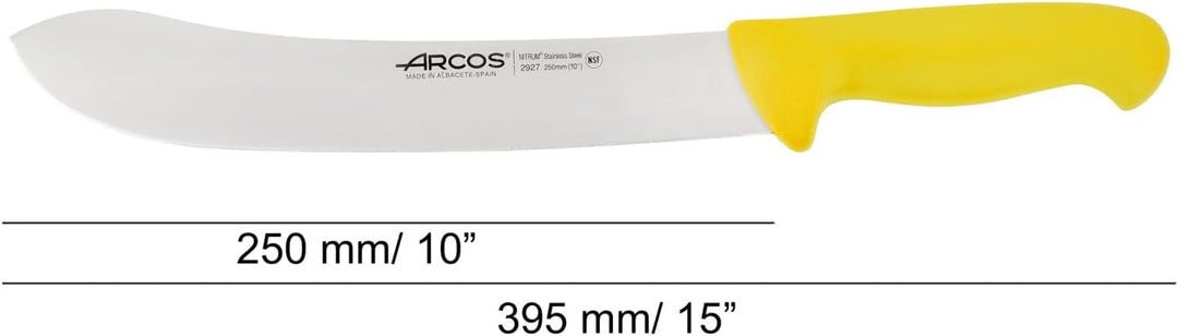 Arcos Fleischermesser und Fleischmesser - Serie 2900 - Klinge 25 cm aus Nitrum Edelstahl - Griff aus