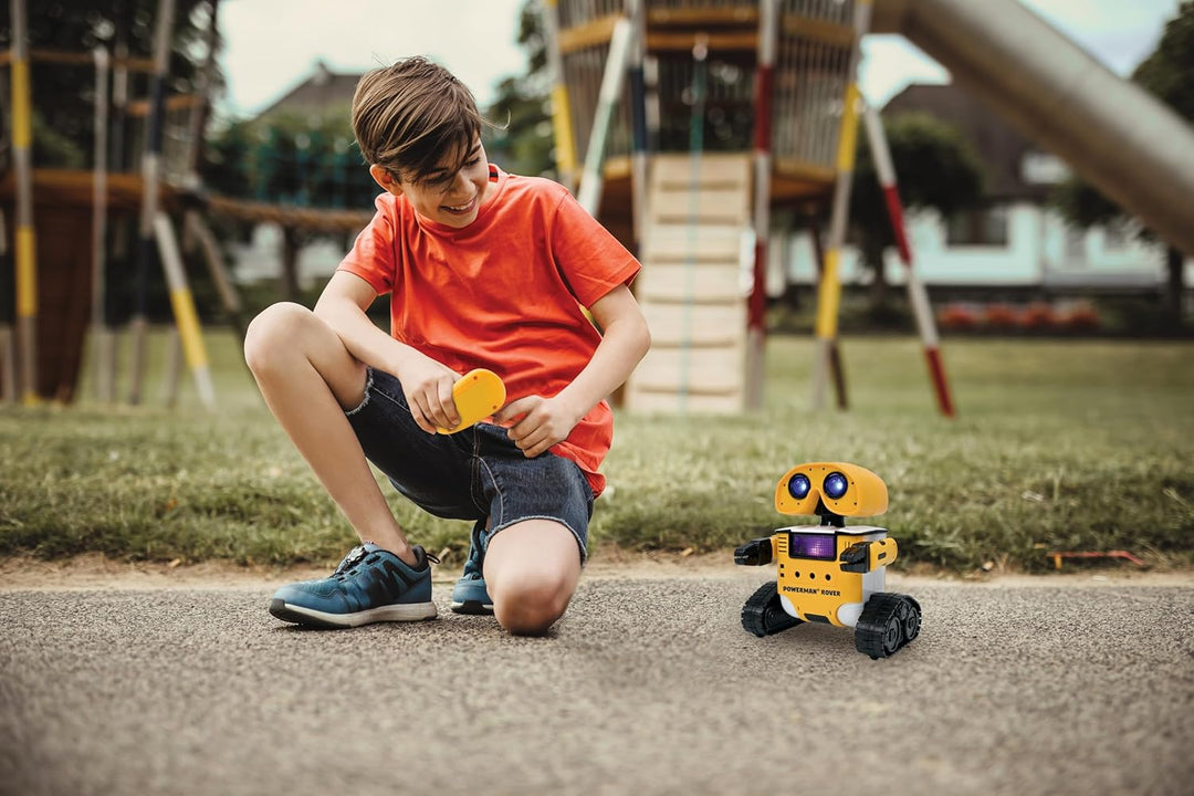 Lexibook Powerman Rover - Niedlicher Roboterbegleiter. Fernbedienung oder Gestensteuerung. Spielt Mu