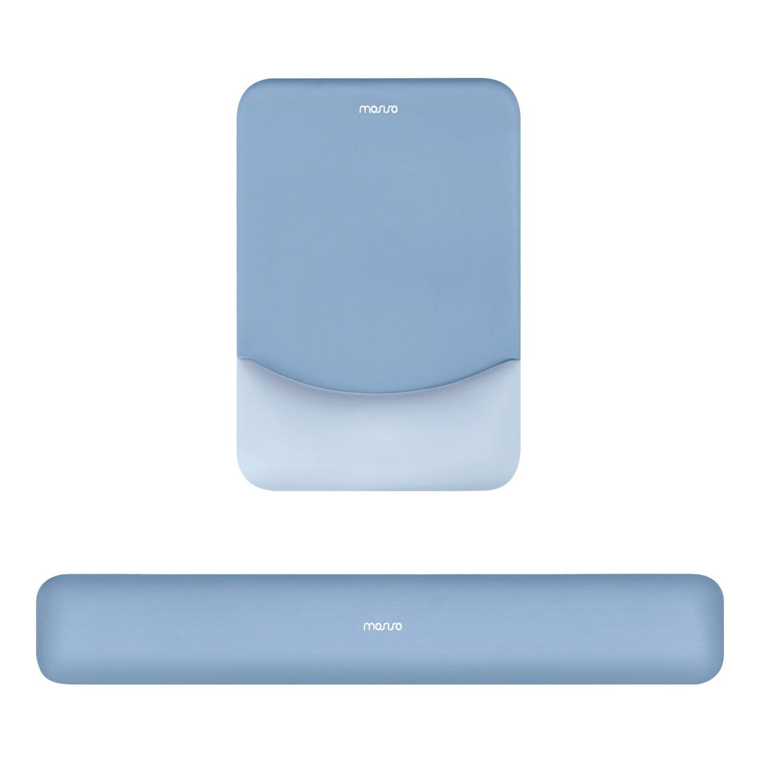 MOSISO Handballenauflage für Mauspad & Tastatur Set – Rechteckig Ergonomisches Mauspad & Handauflage
