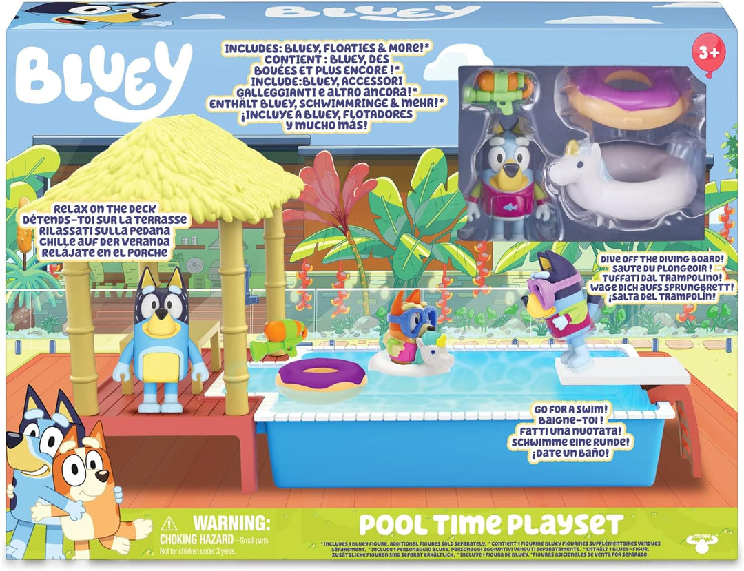 Bluey BLY22000 Playset Pool, bunt, Talla única