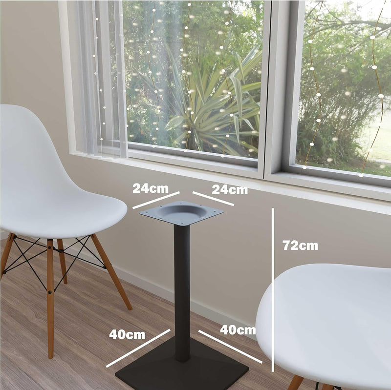 ONPIRA Tischgestell Schwarz Model „München“ Single Tischuntergestell Höhe: 72cm