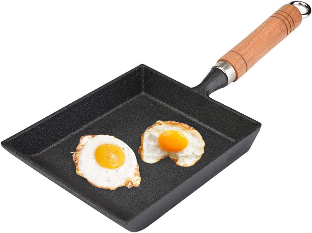 Ymiko Tamagoyaki Pfanne Gusseisen, Japanische Omlettenpfanne, Eierpfanne Induktion, Mini Omelette Pf