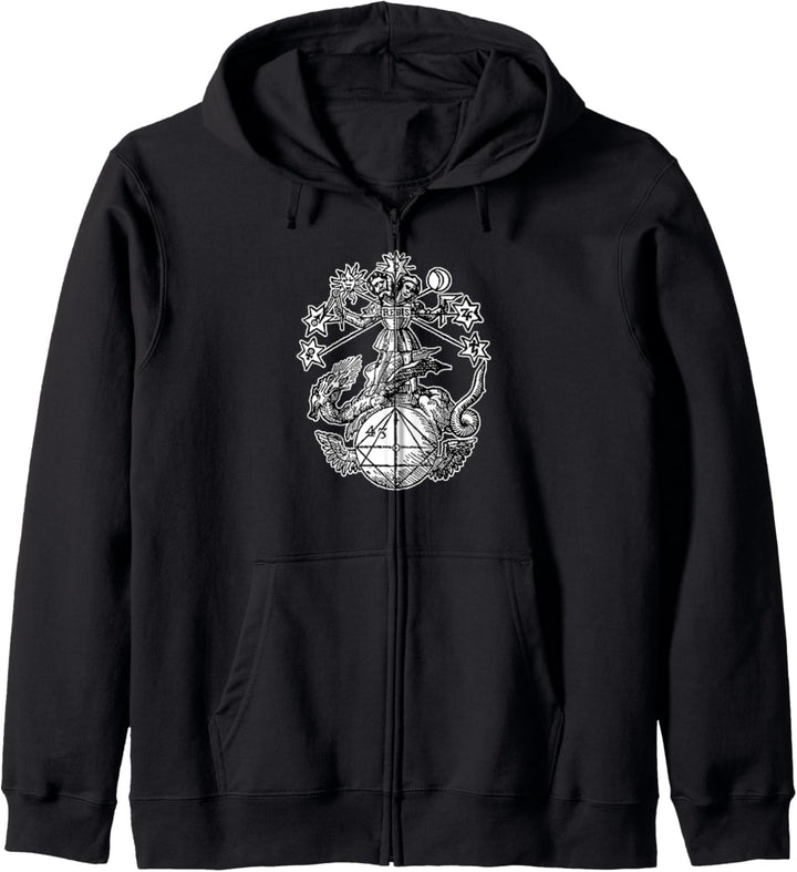 Rebis Symbol ~ Doppelte Materie Kapuzenjacke