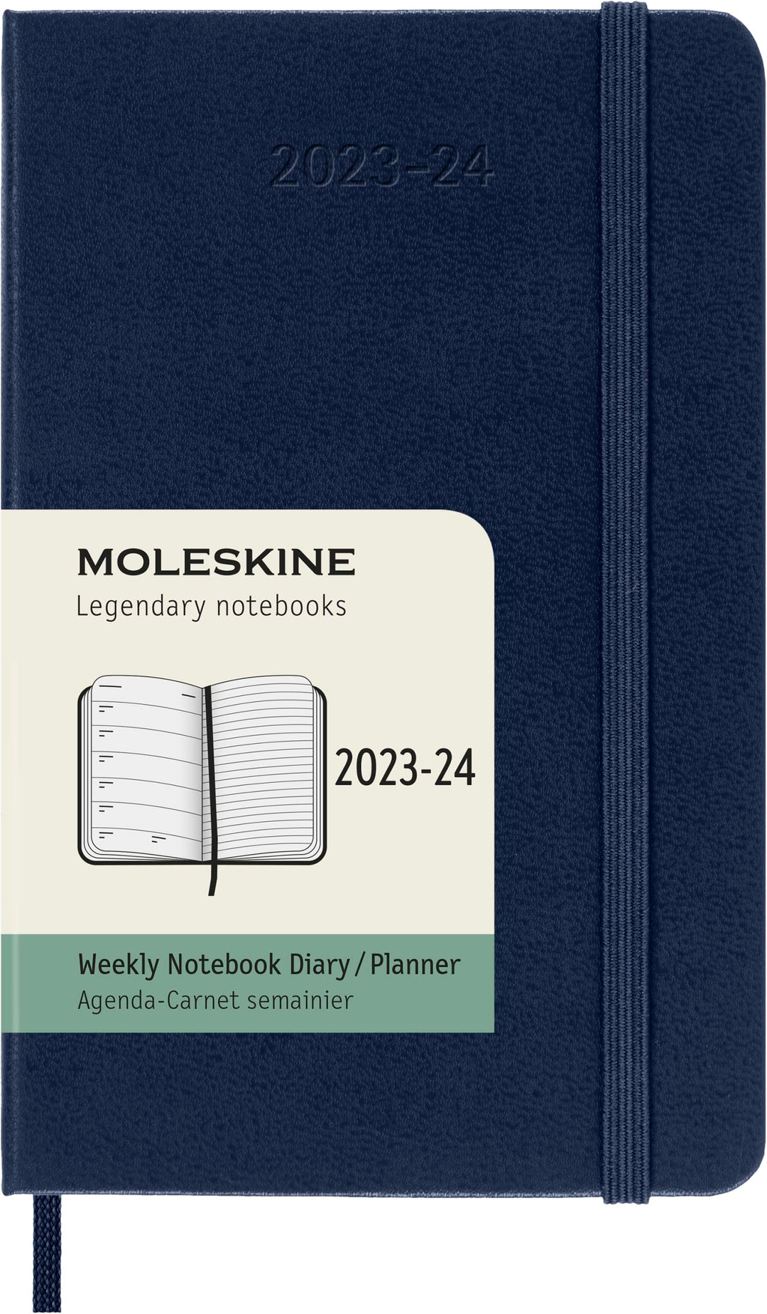 Moleskine Wochenplaner 2023-2024,18-Monate-Kalender, Akademischer Terminkalender, Hardcover-Wochenpl