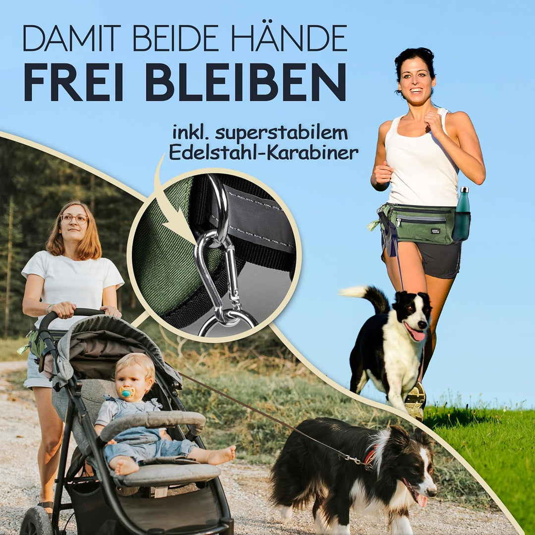 Futterbeutel Hunde - Leckerlibeutel für Hunde - Bauchtasche für Hunde Zubehör - Leckerlitasche für H