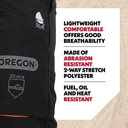 Oregon Yukon Kettensägen-Schnittschutzhose - Typ A Schutz (M) Latzhose M, Latzhose M