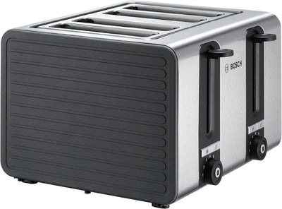 Bosch 4-Schlitz Toaster TAT7S45, mit Abschaltautomatik, mit Auftaufunktion, ideal für 4 Scheiben Toa