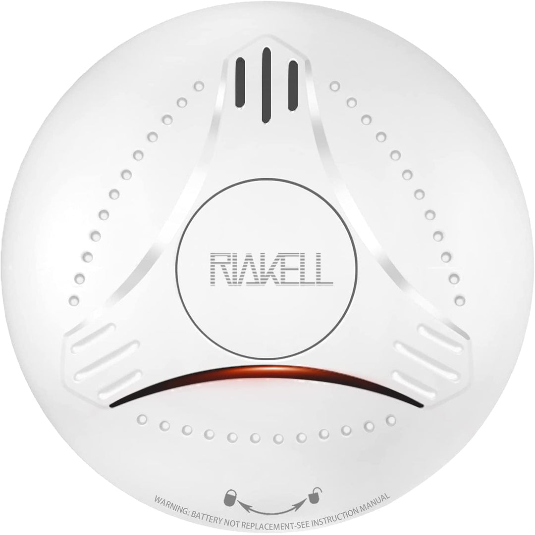 RIAKELL Rauchmelder 1er Set, Feuermelder 10 Jahre Batterie, 85 dB Horbarer Alarm, 14604 geprufter, F