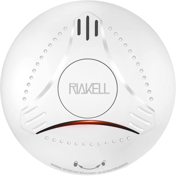 RIAKELL Rauchmelder 1er Set, Feuermelder 10 Jahre Batterie, 85 dB Horbarer Alarm, 14604 geprufter, F