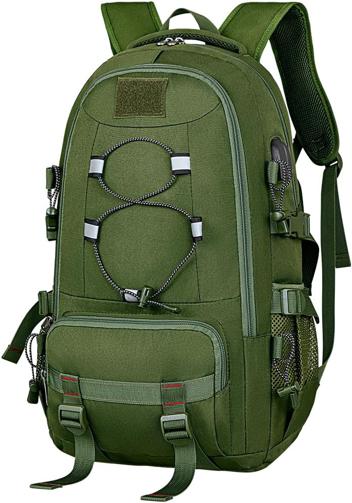 XQXA Wanderrucksäcke,wasserdichter Laptop-Rucksack, 17,3-Zoll-Computer-Freizeitrucksack, Herren-Busi