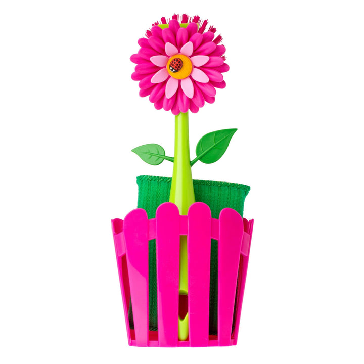 Vigar Flower Power Spülset Korb pink
