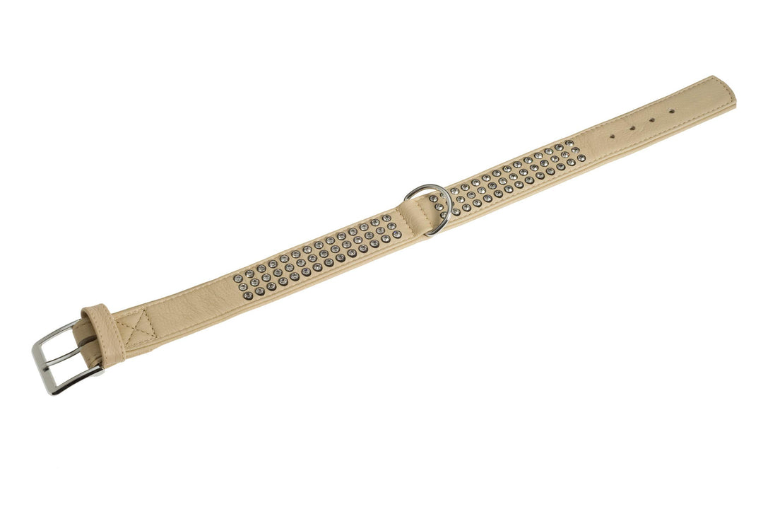 Karlie Nordic Strass Halsband L: 65 cm B: 40 mm XL hellbeige hellbeige L: 65 cm B: 40 mm, hellbeige