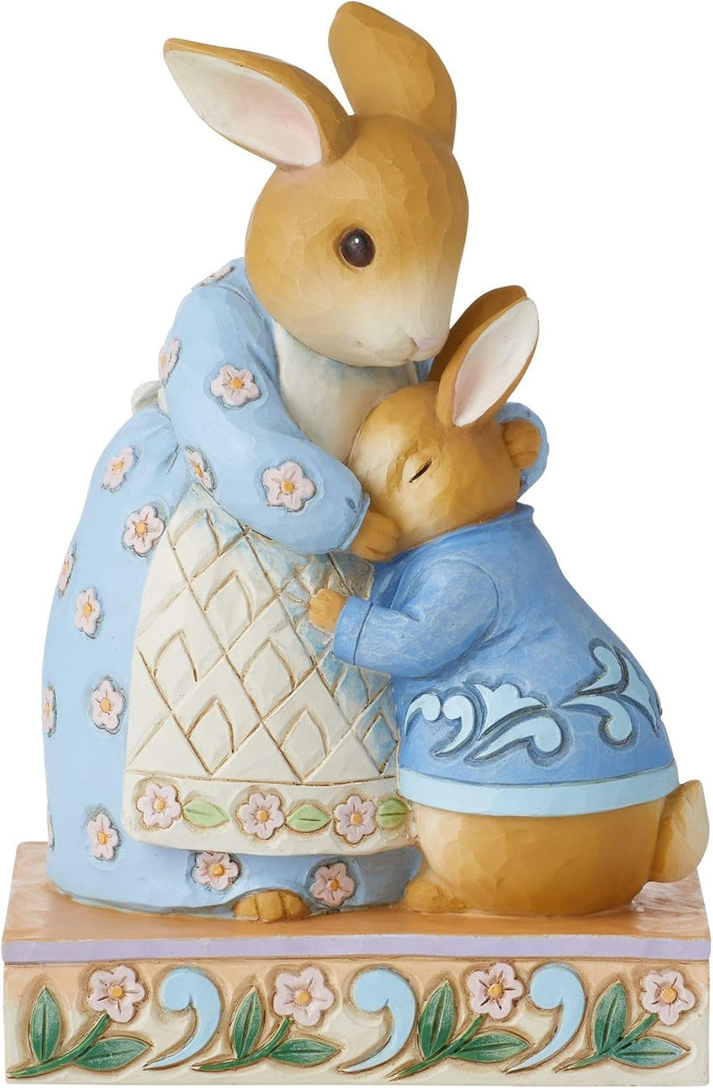 Beatrix Potter By Jim Shore Mrs Rabbit und Peter Figur, Kunststoff, Mehrfarbig, Einheitsgrösse, 100