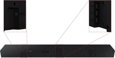 Samsung HW-Q995B 11.1.4-Kanal Q-Soundbar (Deutsches Modell), Rücklautsprecher inklusive, kabelloses