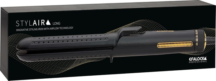 Efalock Stylair Long Glätteisen, Haarglätter. 2in1 + Wellen/Locken. Hairstyler. 58 W. 140-220 Grad.